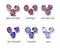 10 pcs Glass Bicone Charms, 6mm Czech Crystal Bead Dangles, Choose Color, Adorabilities